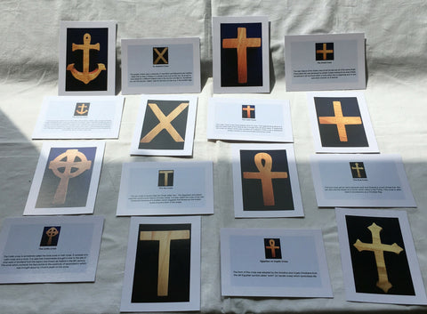 S8B - 16 Laminated Control Cards - The Crosses