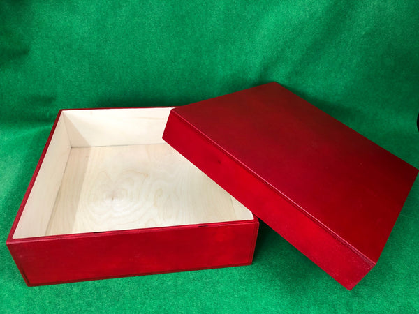 S12B - Red Wooden Box